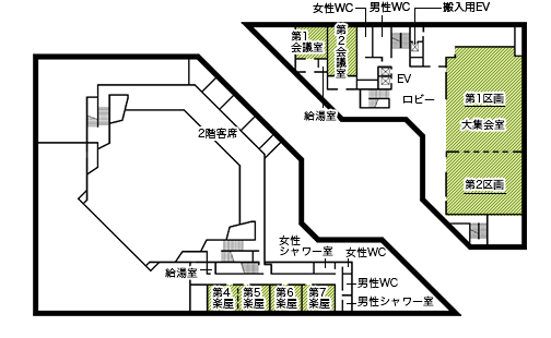 2階フロアマップ